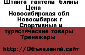 Штанга, гантели, блины  › Цена ­ 4 300 - Новосибирская обл., Новосибирск г. Спортивные и туристические товары » Тренажеры   